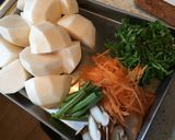 蕪の鶏そぼろ煮作り方1写真