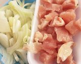 簡単*鶏ごぼうの柳川風煮作り方2写真