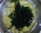 じゃがいもとワカメのお味噌汁｡*✧作り方3写真