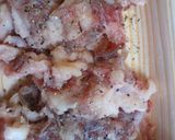牛肉と長薯の胡麻ニラ炒め作り方1写真