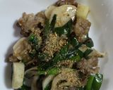 牛肉と長薯の胡麻ニラ炒め作り方8写真