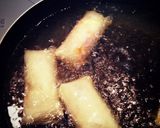 お餅モチモチ春巻き作り方6写真