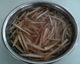 きんぴらごぼう＆さば水煮缶カレー風味作り方1写真