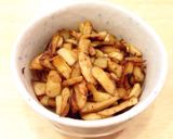 もったいない！しいたけ軸のマヨ醤油炒め♪作り方4写真