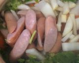 ウインナーと大根葉っぱ入り！煮込らーめん作り方6写真