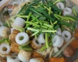 ウインナーと大根葉っぱ入り！煮込らーめん作り方9写真