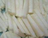 醤油と塩だけ！大根の簡単炒めもの　作り方1写真