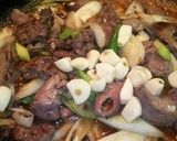 すき焼のたれで作る鷄レバーの甘辛煮作り方4写真