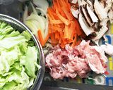 冷蔵庫の野菜で！味覇で絶品塩焼きそば作り方1写真
