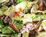 冷蔵庫の野菜で！味覇で絶品塩焼きそば作り方3写真