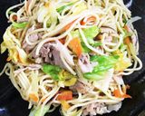 冷蔵庫の野菜で！味覇で絶品塩焼きそば作り方6写真