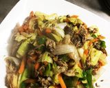 超簡単!調味料使わない塩サバの春野菜炒め作り方5写真