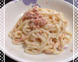 混ぜるだけ…超簡単♡鮭のクリームパスタ♡作り方10写真