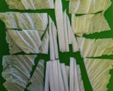 ごま油が香る★白菜のさっぱり生姜サラダ作り方1写真