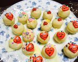 チーズケーキ風のケーキポップ作り方6写真