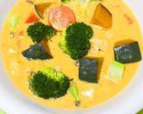 万次郎かぼちゃの豆乳スープ作り方7写真