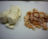 具だくさんかぶと鶏肉の和風スープ作り方1写真