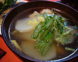 具だくさんかぶと鶏肉の和風スープ作り方3写真