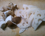 簡単！　和食　蓮根　里芋　椎茸の　煮物！作り方1写真