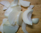 簡単　イカと　セロリ　玉ねぎの　トマト煮作り方1写真