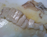 簡単　イカと　セロリ　玉ねぎの　トマト煮作り方3写真