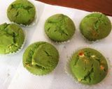 抹茶とホワイトチョコのマフィン作り方11写真
