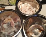 エリンギのイカワタ炒め作り方1写真