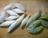 ほうれん草と　もやし　鶏肉の　スープ♪作り方2写真