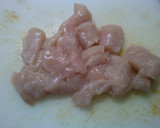 ほうれん草と　もやし　鶏肉の　スープ♪作り方4写真