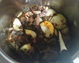 圧力鍋で牛スジのどて煮込み作り方3写真