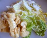 白菜とお揚げのトロトロ煮♪作り方1写真