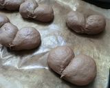 ハート？バレンタイン用チョコパン作り方8写真