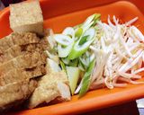 節約、もやしと厚揚げの豆板醤炒め作り方1写真