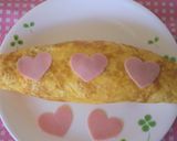 簡単オムライス♡バレンタインに作り方9写真