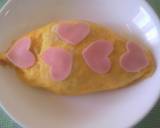 簡単オムライス♡バレンタインに作り方10写真
