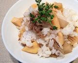 旦那レシピ⑧たけのこ蓮根ゴロゴロごはん作り方3写真