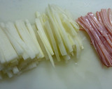 初めてでも簡単♪大根とベーコンのうま煮作り方1写真