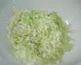 キャベツ大量消費！さっぱりサラダ作り方1写真