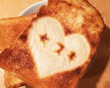 焼くだけ！食パンでお絵かき♡作り方3写真