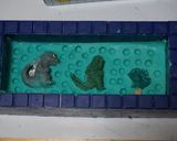 ゴディバで作るゴジラ型チョコレート作り方2写真