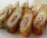ツナマヨ入り竹輪の磯辺焼き作り方5写真