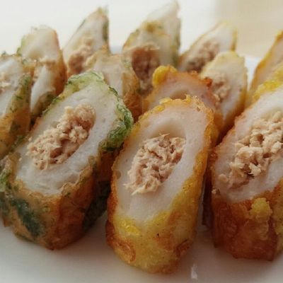 ツナマヨ入り竹輪の磯辺焼き by chihimum 【クックパッド】 簡単