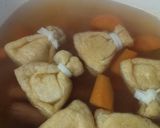もち巾着のコンソメスープ♪あつあつ作り方5写真