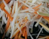 大根と人参のきんぴら作り方3写真