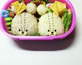 ルルロロ♡キャラ弁♡作り方2写真