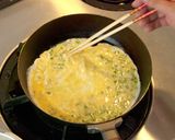 あさりの佃煮を使った炒り玉子作り方1写真