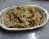 鶏肉とレンコンのチーズ焼き作り方5写真
