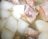 ◎ほろ旨大根と鶏ももごま味噌煮◎柚子のせ作り方5写真