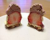 ホワイトチョコ『いちごシャンデ』風作り方8写真
