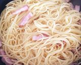 簡単♪牛乳と生クリームでカルボナーラ♡作り方4写真